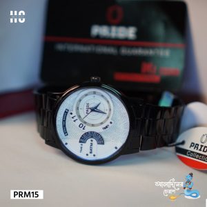 Black Stailness Steel Belt Luxury Style Watch For Man PRM-15