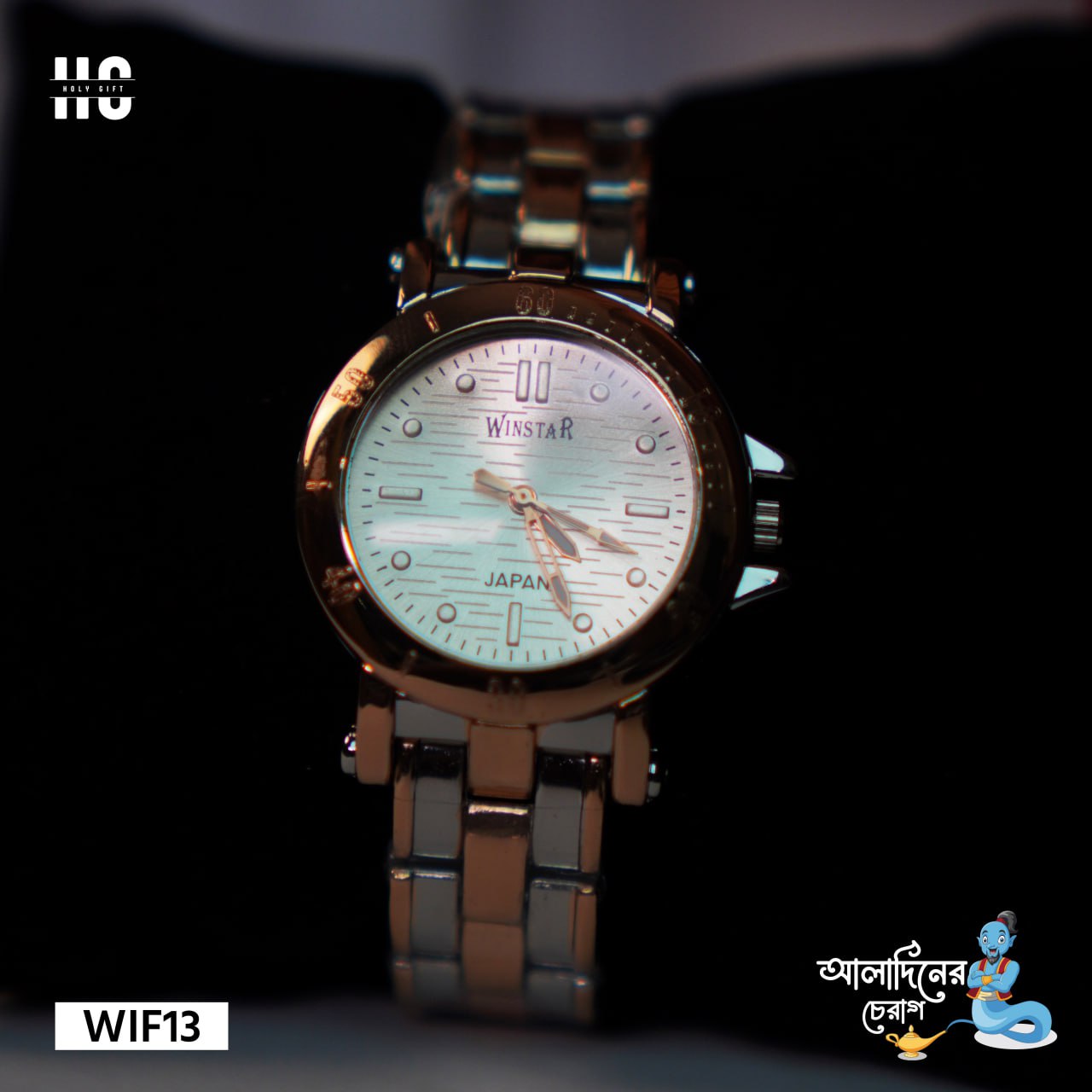 Stainless Steet Luxure Style Waterproof Watch For Man WIF-13