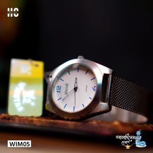 Luxure Stylish Silver Business Steel Chain Waterproof Watch For Man By Winster WIM-05