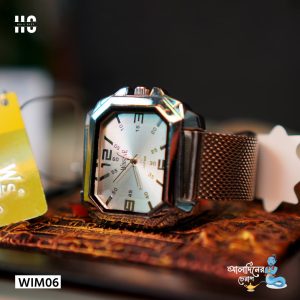 Silver Chain Luxury Stylish Waterproof Watch For Man By Winster WIM-06