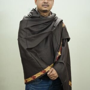 কাশ্মীরি কোয়ালিটি শাল - কফি কালার