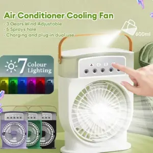 dual battery cooling mist fan t